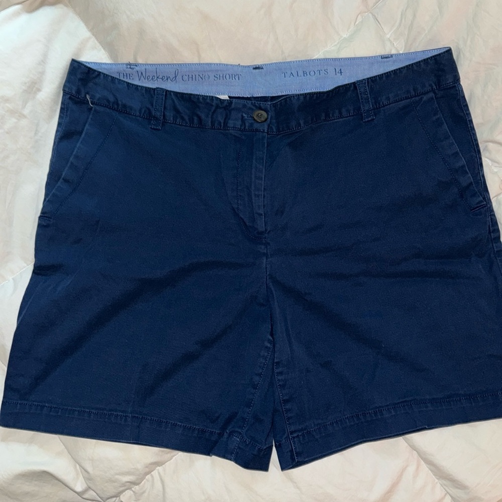 Talbots weekend chino short size 14